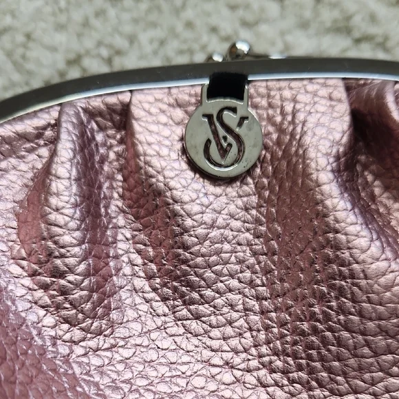 Victoria's Secret Metallic Pink Cosmetic Bag - Picture 5 of 7
